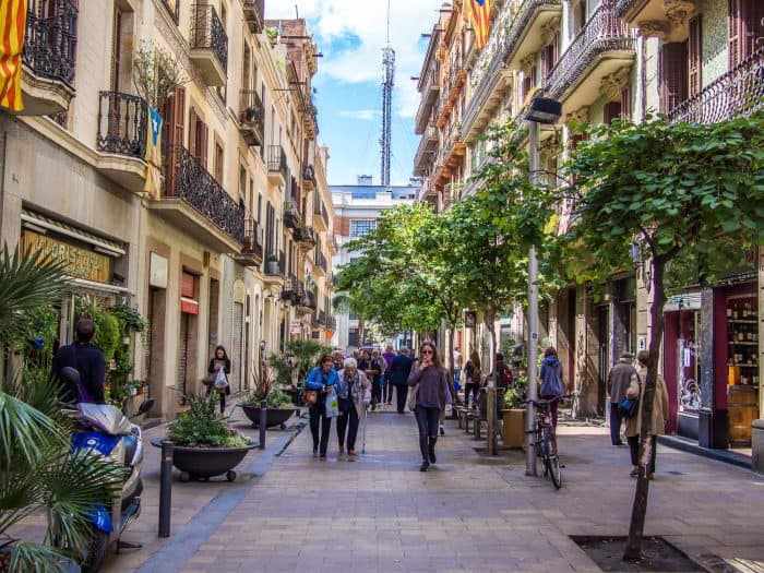 GrÃ?cia Barcelona - BÃ¶hmisches Viertel mit lokalen PlÃ?tzen