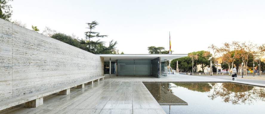 Mies van der Rohe Pavillon - Modernistische Architektur in Barcelona